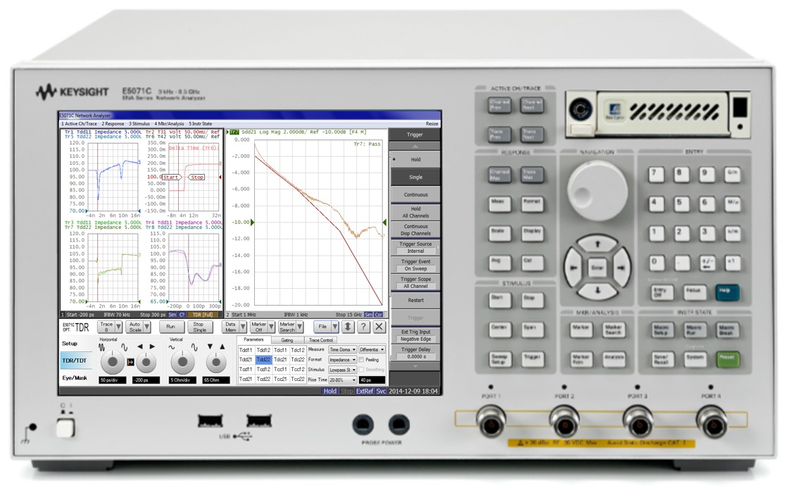 【弘燁科技-專業儀器】 Agilent E5071C E5071B E5071A E5070B Vector Network Analyzer 網路分析儀 二手儀器/買賣/租賃/出租/購買/價格/收購/回收/維修儀器/校驗/校正儀器